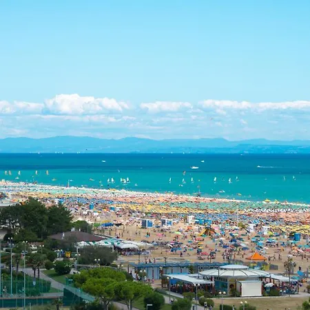 Rooftop Pool And Sea Nearby-beahost Bibione
